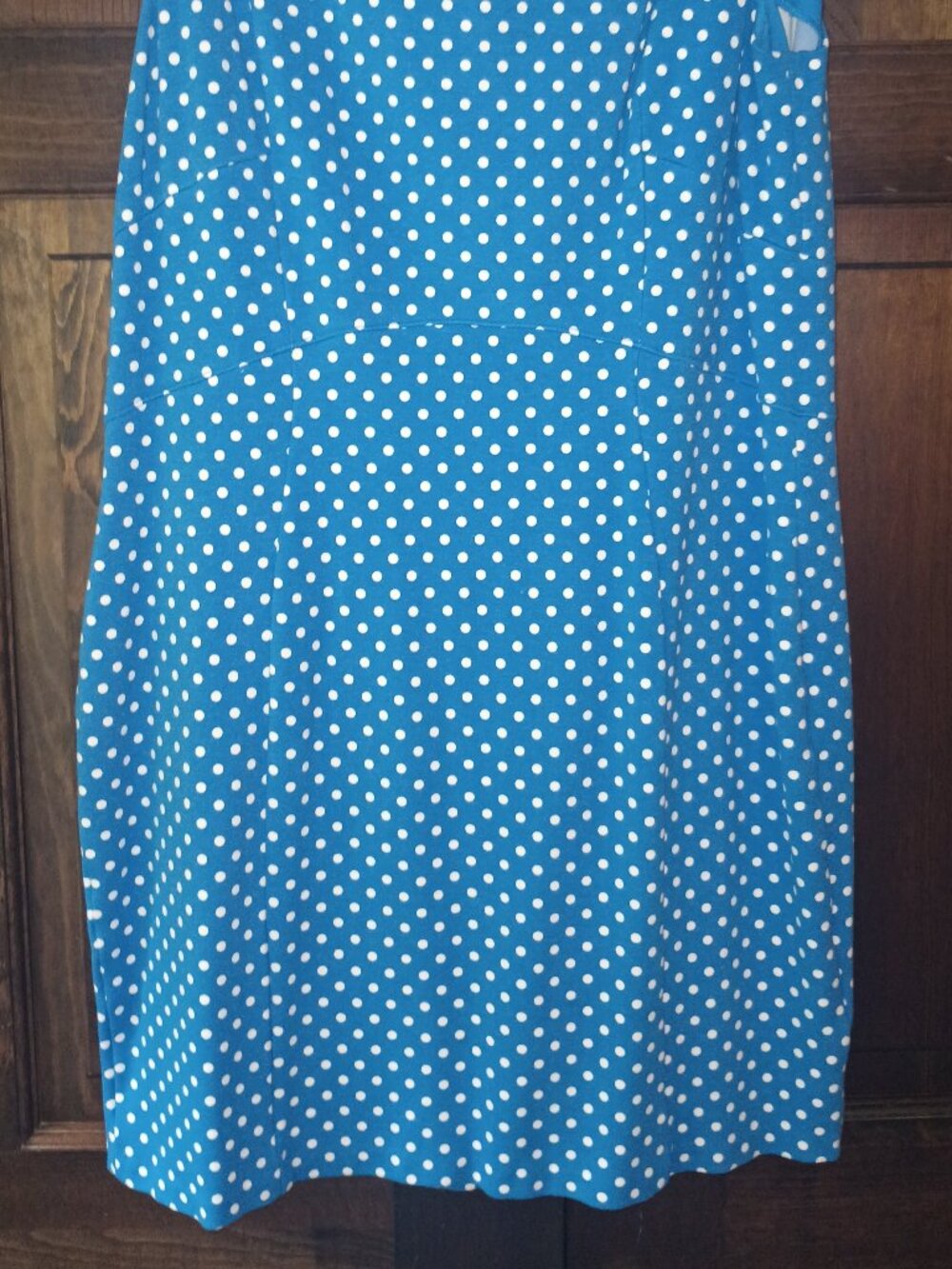 Lands End 16P Summer Polka Dot dress